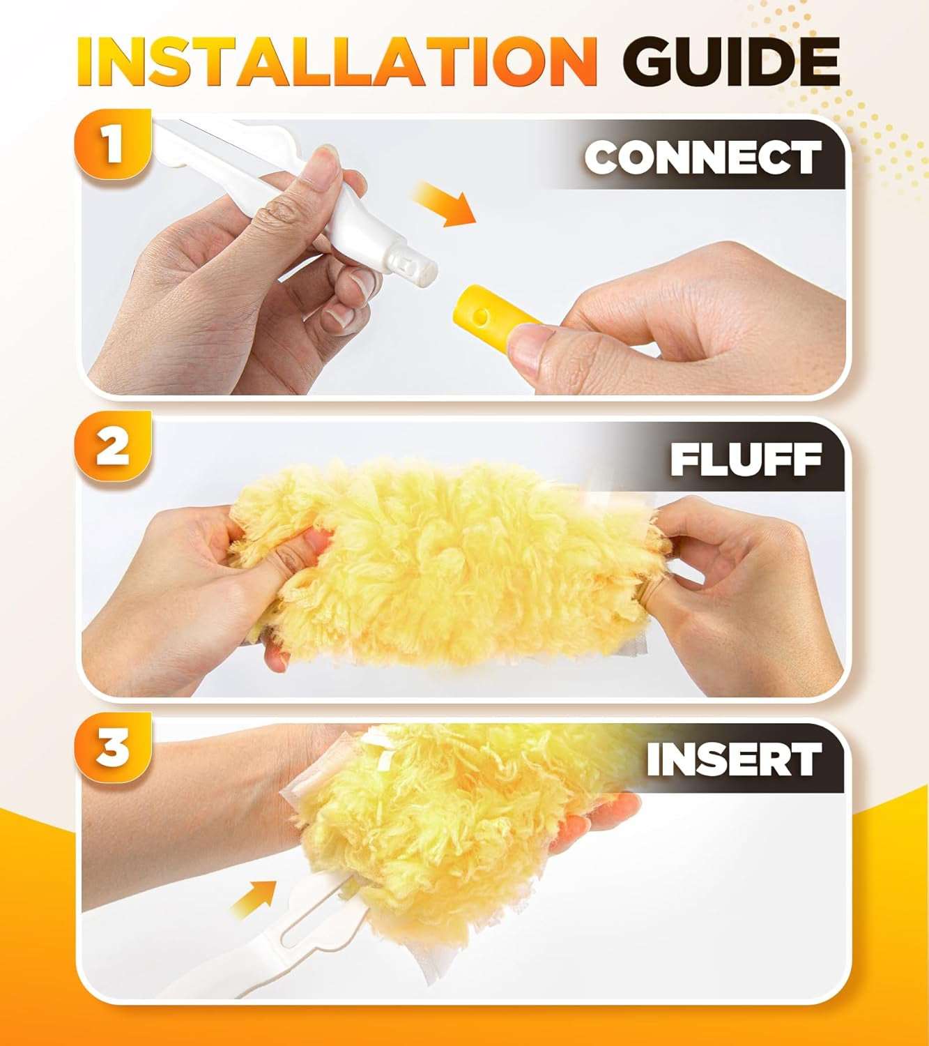 30-Pack Heavy Duty Duster Refills for Swiffer – Multisurface 360° Microfiber Disposable Dusters for Home, Blinds, Fans & Corners