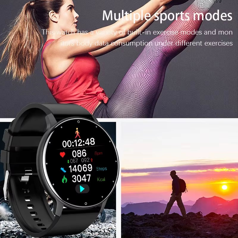 2025 Smart Watch for Women & Men – Fitness Tracker with 1.28" HD Touch Display, Heart Rate & Blood Pressure Monitor, IP67 Waterproof, Android & iOS