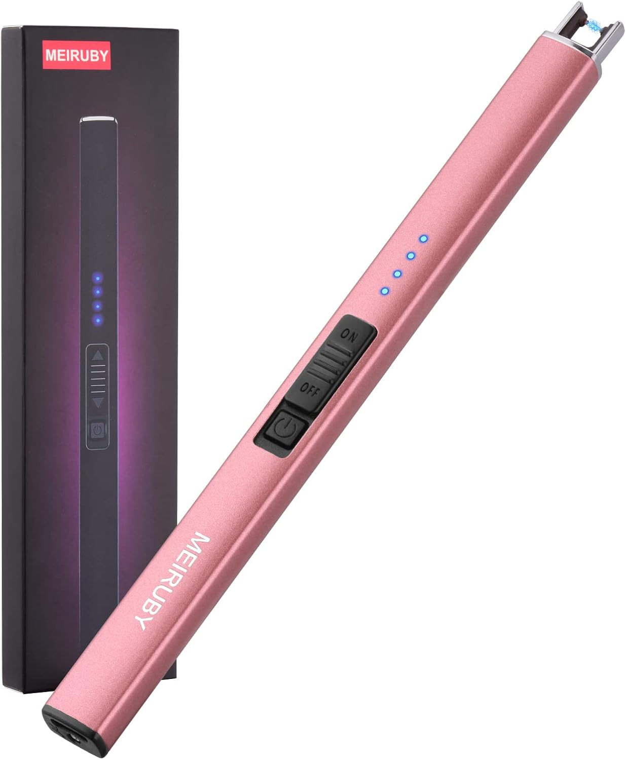 Rechargeable Electric Candle Lighter – Windproof USB Arc Lighter for Mom, Women & Men