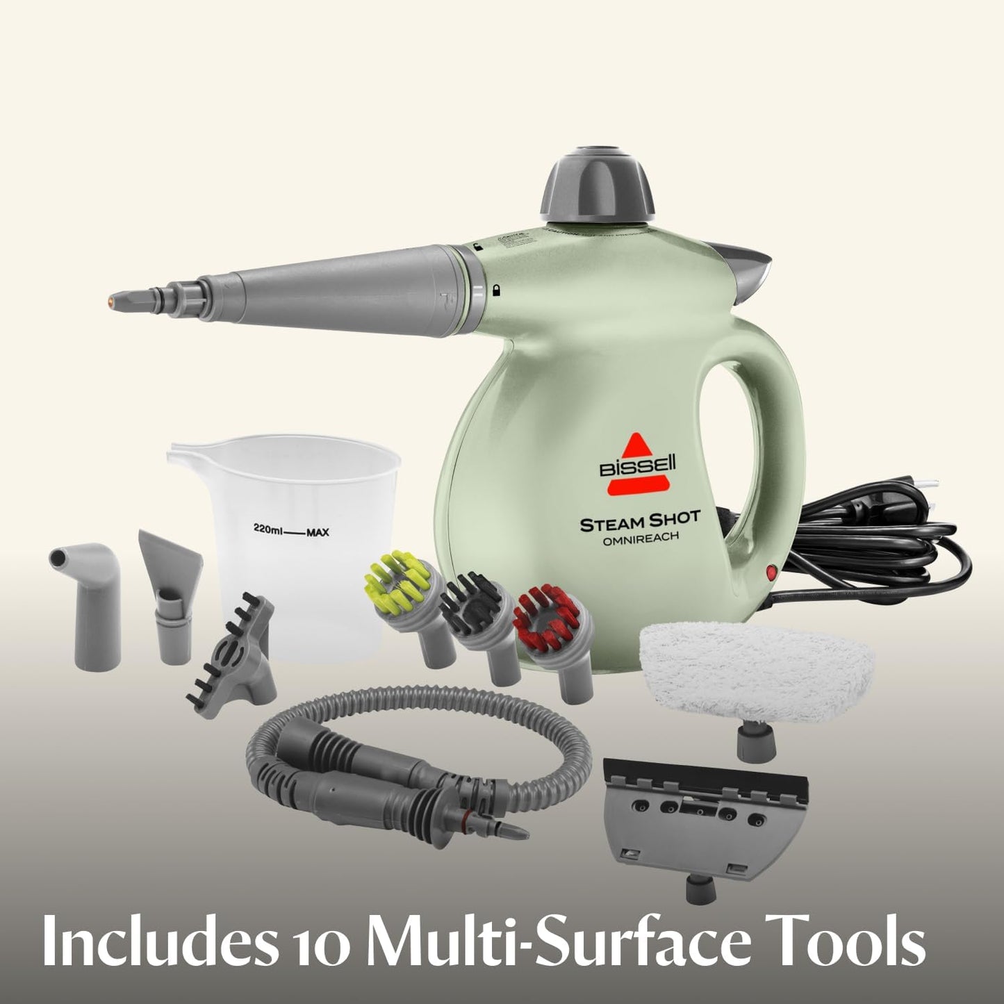 BISSELL® Steam Shot™ OmniReach Handheld Steam Cleaner | Chemical-Free