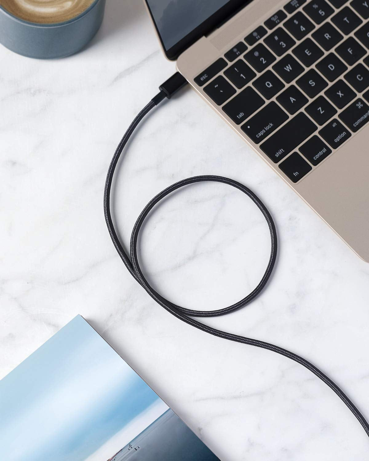 Anker USB-C to USB-A Cable – 2-Pack 6FT Nylon Fast Charging for Samsung Galaxy, LG, and Other USB-C Devices