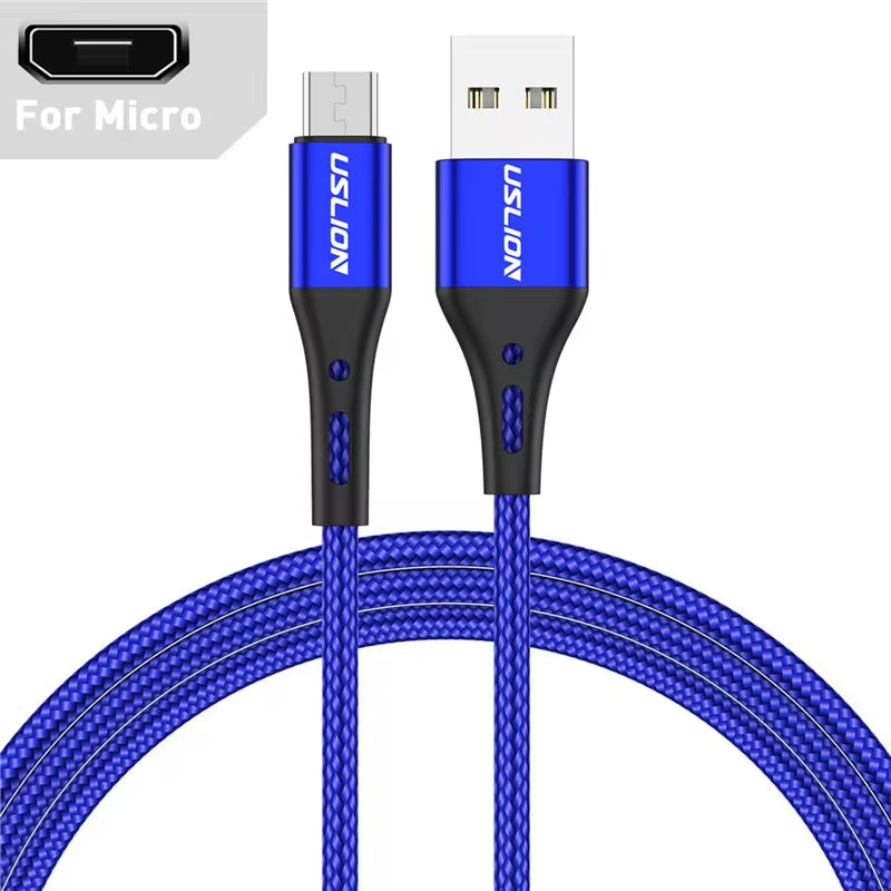 USB Type-C Cable 3A | Fast Charging Nylon Braided | Android & Huawei - Home Pulse