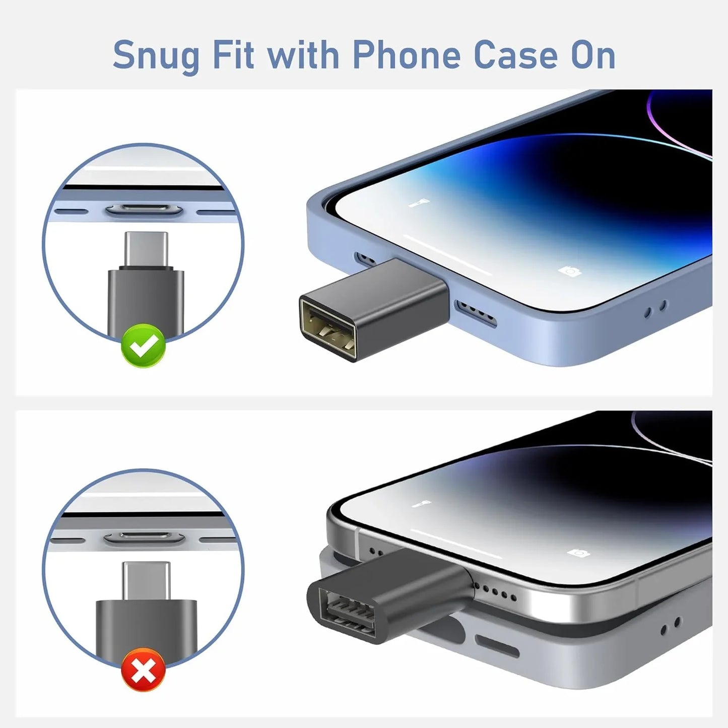 Basesailor USB-C to USB Adapter 3-Pack | OTG Converter | MacBook, iPhone & Samsung - Home Pulse