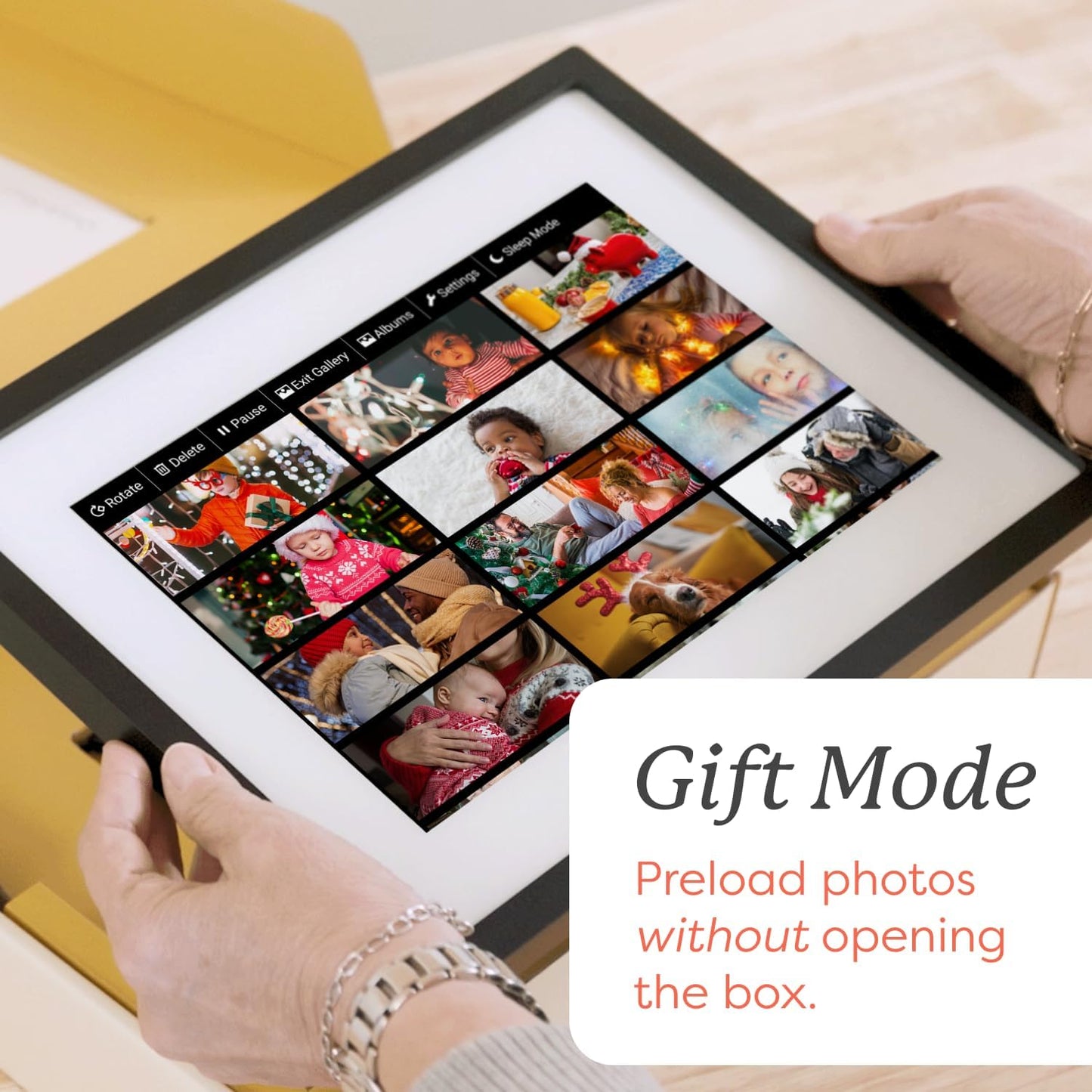 Skylight WiFi Digital Picture Frame 10-Inch – Touch Screen, Instant Photo Sharing, Easy Setup – Smart Digital Photo Frame for Families & Gifts
