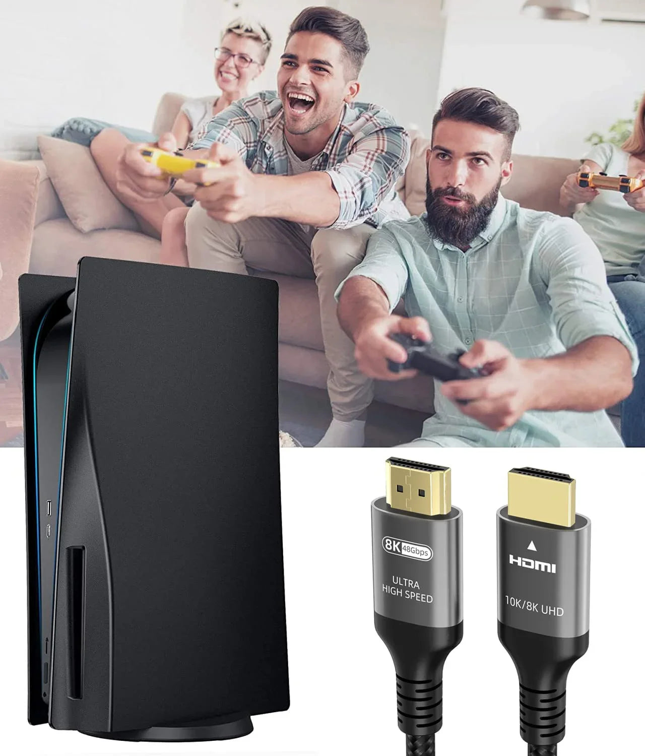 Ultra High Speed HDMI Cable 6.6ft | 48Gbps 8K/4K HDR10+ eARC - Home Pulse