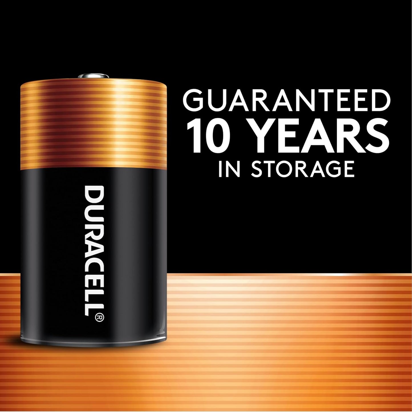 Duracell Coppertop D Batteries, 8 Count Pack, D Battery with Long-Lasting Power, All-Purpose Alkaline D Battery for Household and Office Devices
