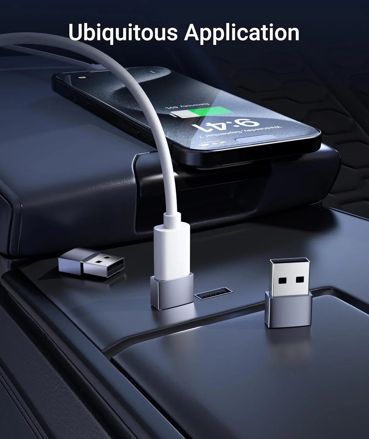 Syntech USB-C to USB Adapter 3-Pack | Aluminum | iPhone, AirPods & CarPlay - Home Pulse