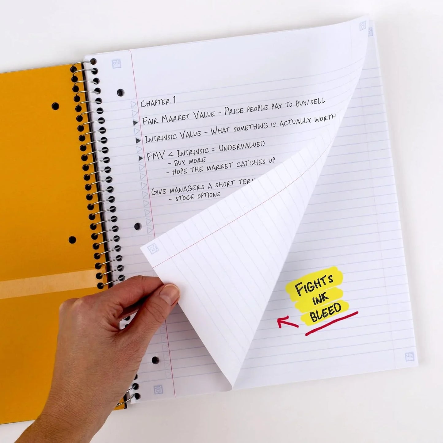 Five Star Spiral Notebook 6-Pack | 1 Subject College Ruled 8.5"x11"