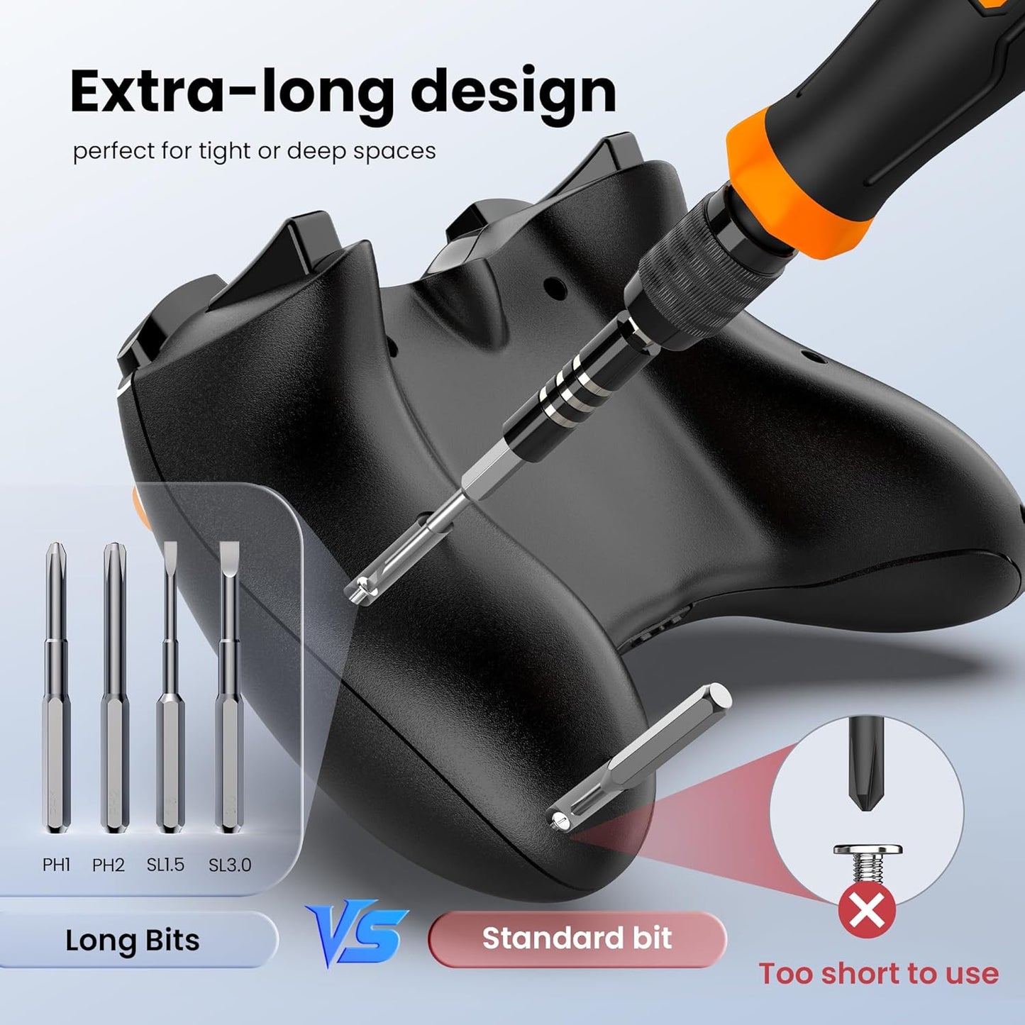 152 in 1 Precision Screwdriver Set – Magnetic Repair Tool Kit with Torx, Triwing & Pentalobe Bits for Electronics, Laptop, iPhone, PS5 & Xbox