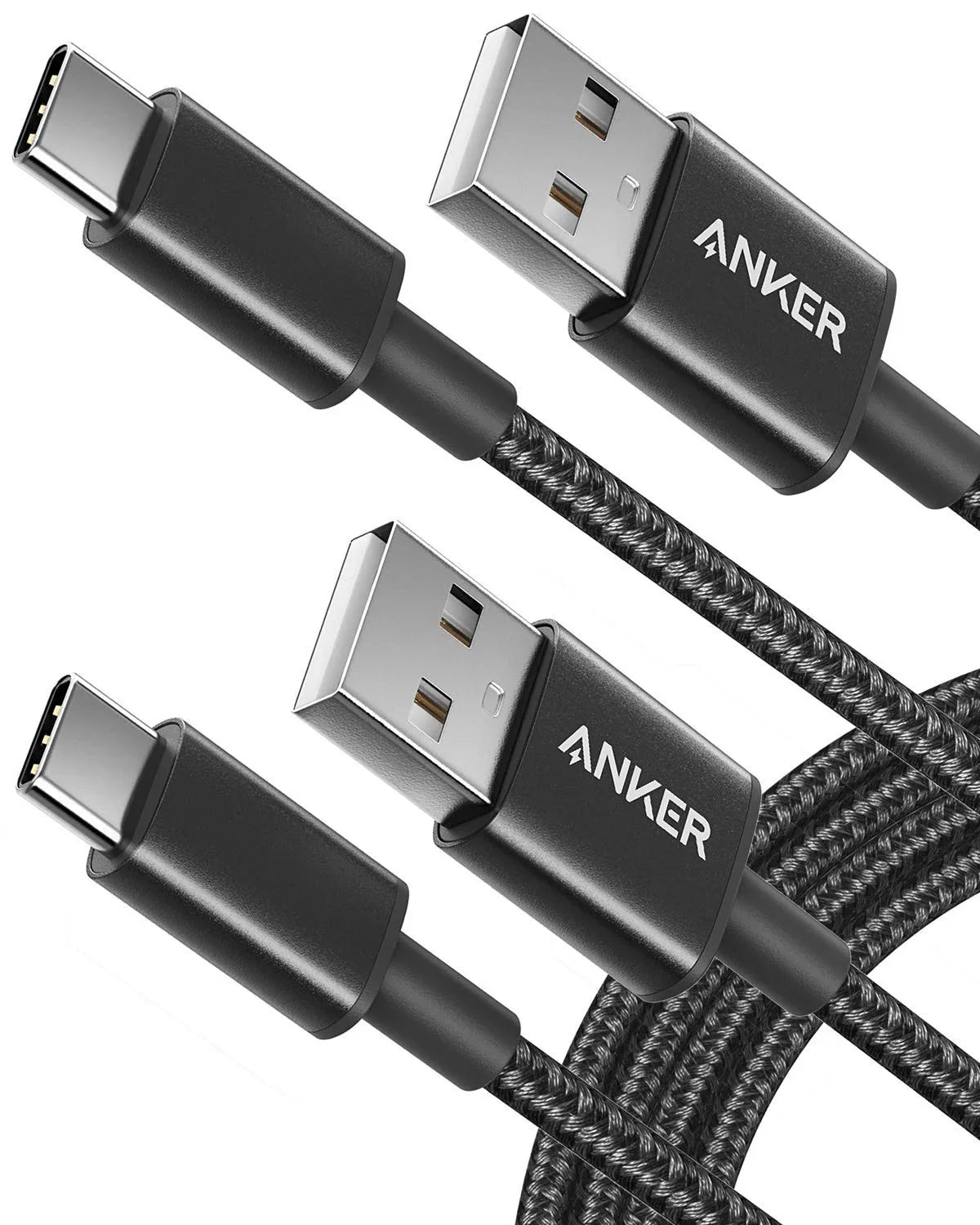 Anker USB-C to USB-A Cable 2-Pack 6ft | Fast Charging Nylon | Samsung & LG - Home Pulse
