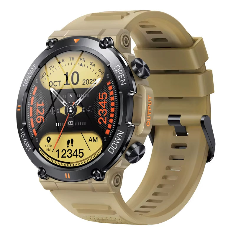 K56Pro Smart Watch for Men – 1.39" HD IPS Screen, Heart Rate & Blood Monitoring, Bluetooth Calling & Music, 400mAh Battery, Sport & Fitness Tracker
