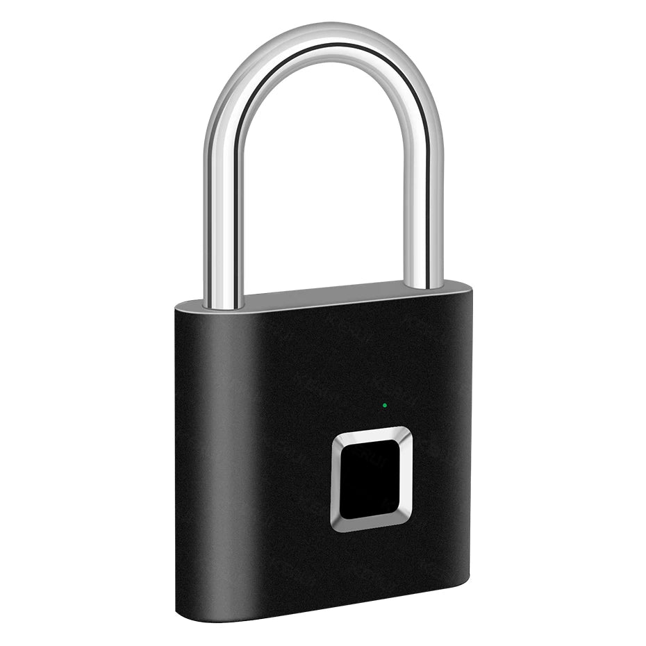Smart Fingerprint Padlock | Waterproof Keyless Door Lock with USB-C Rechargeable - Home Pulse