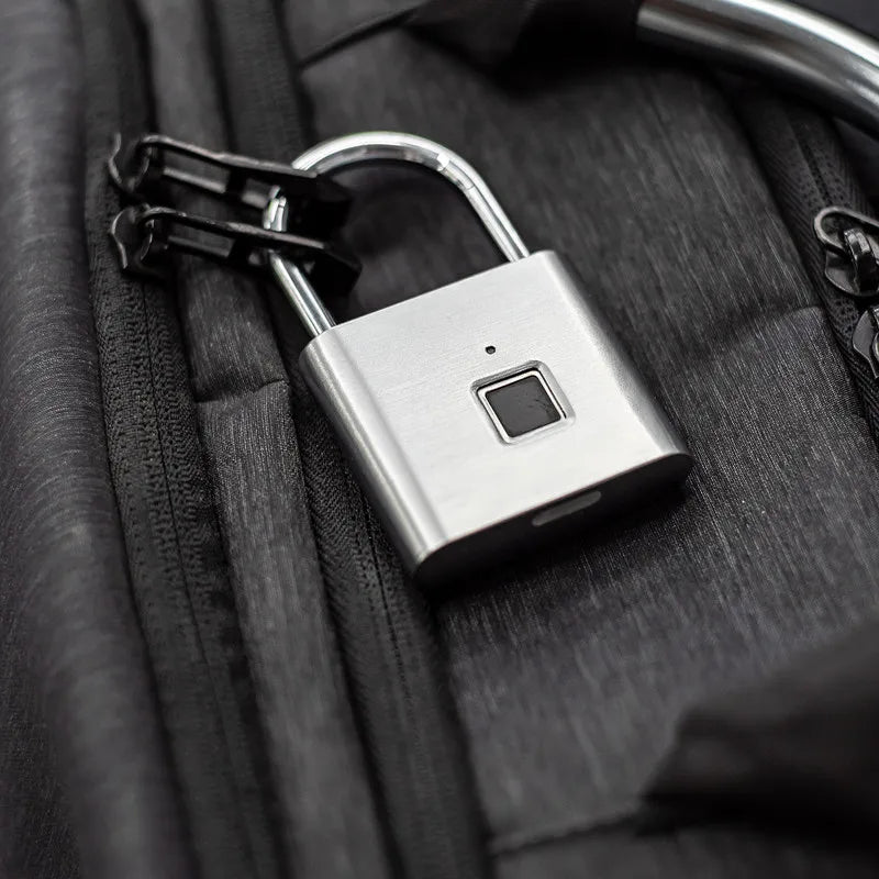 Smart Fingerprint Padlock | Waterproof Keyless Door Lock with USB-C Rechargeable - Home Pulse