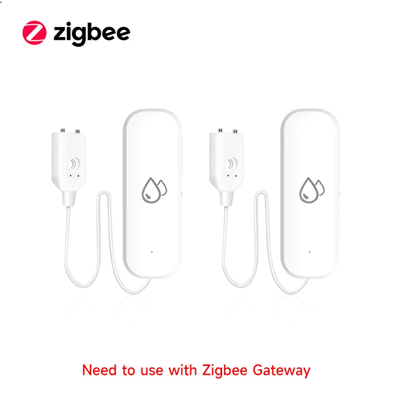 Tuya WiFi/Zigbee Water Leak Sensor | Smart Flood Detector with App Control - Home Pulse