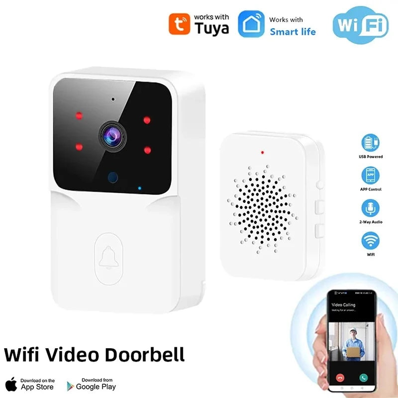 Wireless Smart Doorbell | WiFi Security Camera | Alexa & Google - Home Pulse