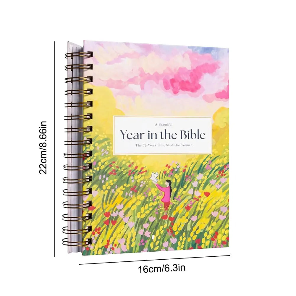 A Beautiful Year in the Bible – 52 Weeks Bible Study Guide for Women – Spiritual Growth, Reflection & Suggested Readings