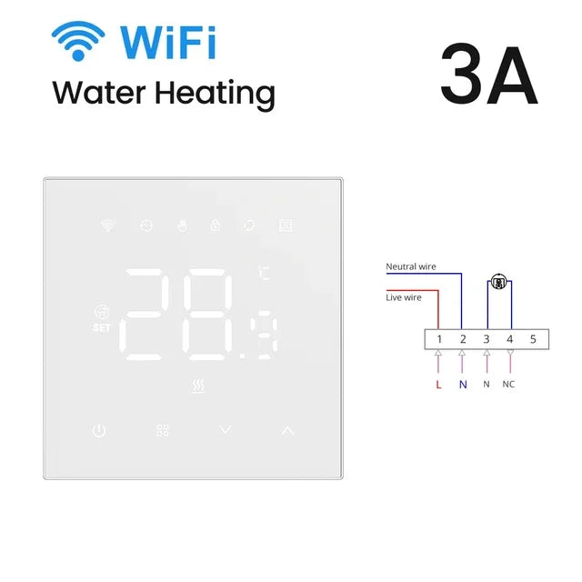 Tuya WiFi Smart Thermostat | Temperature Controller for Electric & Gas Boiler - Home Pulse
