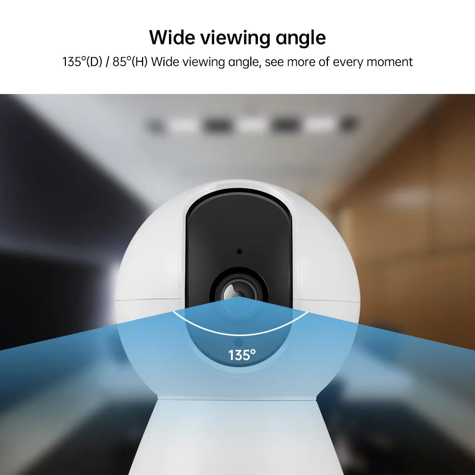 5MP 4K Tuya Mini WiFi Camera | Indoor Smart CCTV - Home Pulse