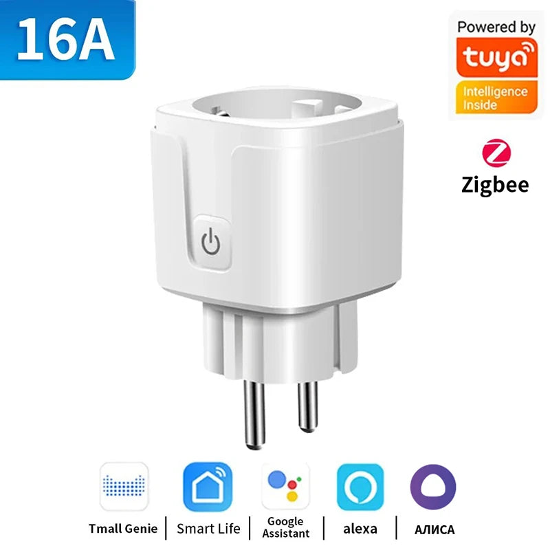 Smart WiFi Plug EU 16A/20A | Power Monitoring & Timer | Alexa & Google - Home Pulse