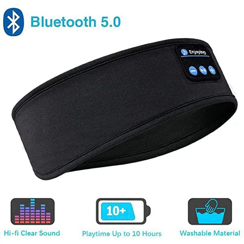 Bluetooth Headband Headphones | Wireless Sports & Sleep Eye Mask with Music - Home Pulse