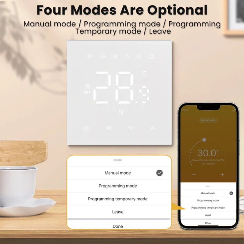 Tuya WiFi Smart Thermostat | Temperature Controller for Electric & Gas Boiler - Home Pulse
