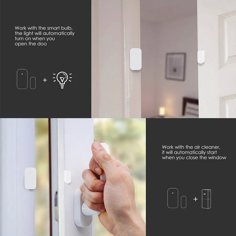 Zigbee Door & Window Sensor | Smart Wireless Mini Alarm - Home Pulse