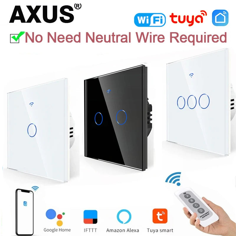 Smart Light Switch EU | WiFi & RF433 | Alexa & Google Home - Home Pulse