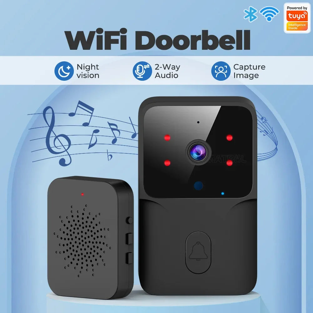 Wireless Smart Doorbell | WiFi Security Camera | Alexa & Google - Home Pulse