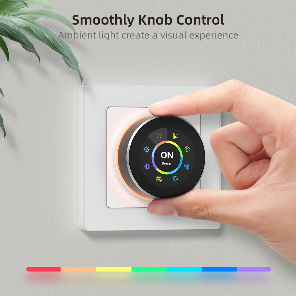 Tuya WiFi Smart Thermostat Knob | Temperature Controller for Boiler & Heating - Home Pulse