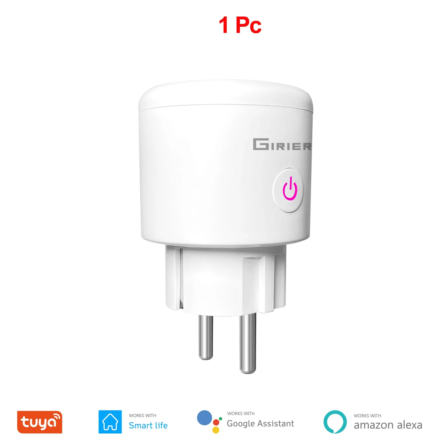 Smart WiFi Plug EU 20A | Power Monitoring | Alexa & Google Home - Home Pulse