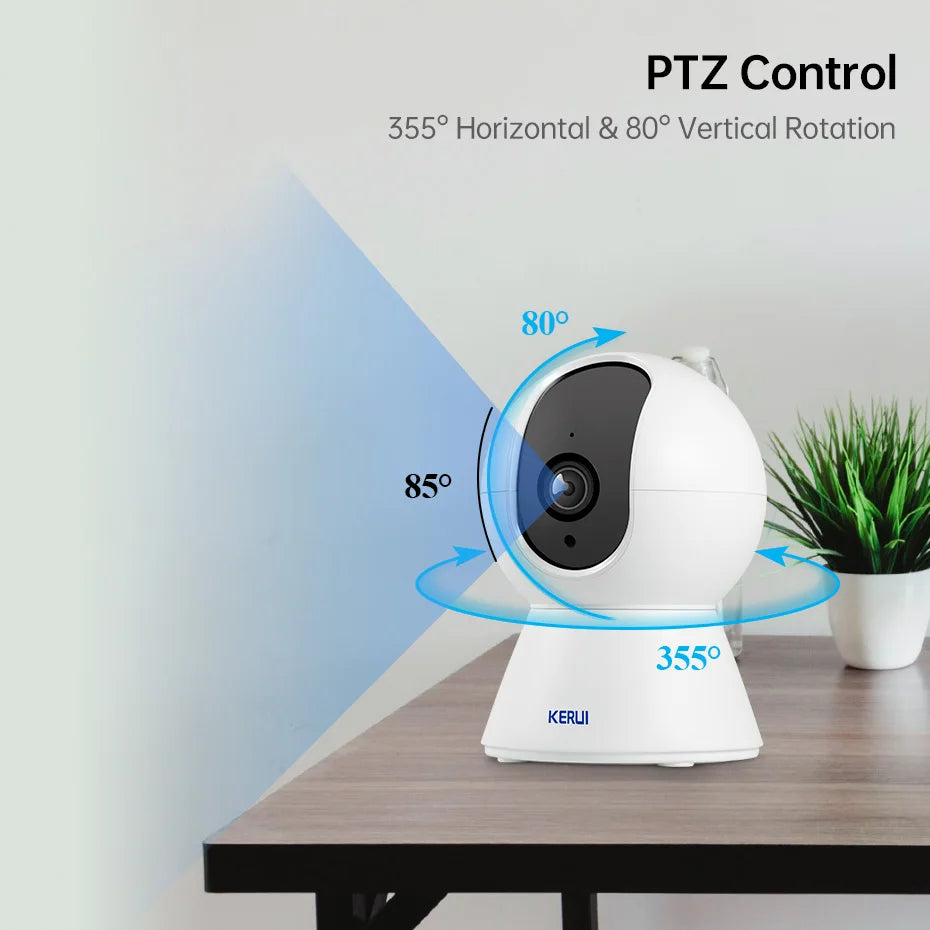 5MP 4K Tuya Mini WiFi Camera | Indoor Smart CCTV - Home Pulse