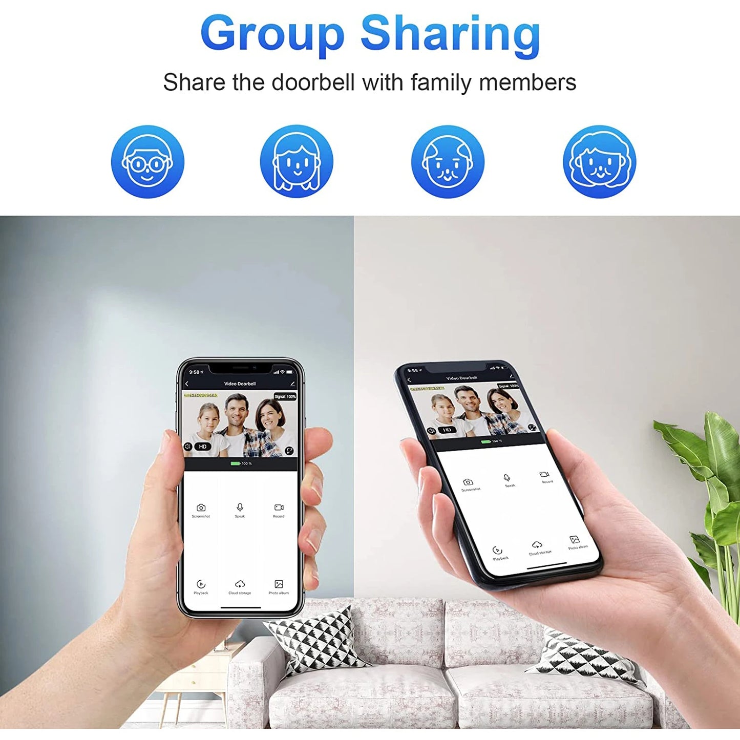Wireless Video Doorbell 1080P | WiFi Smart Camera | Tuya & Night Vision - Home Pulse