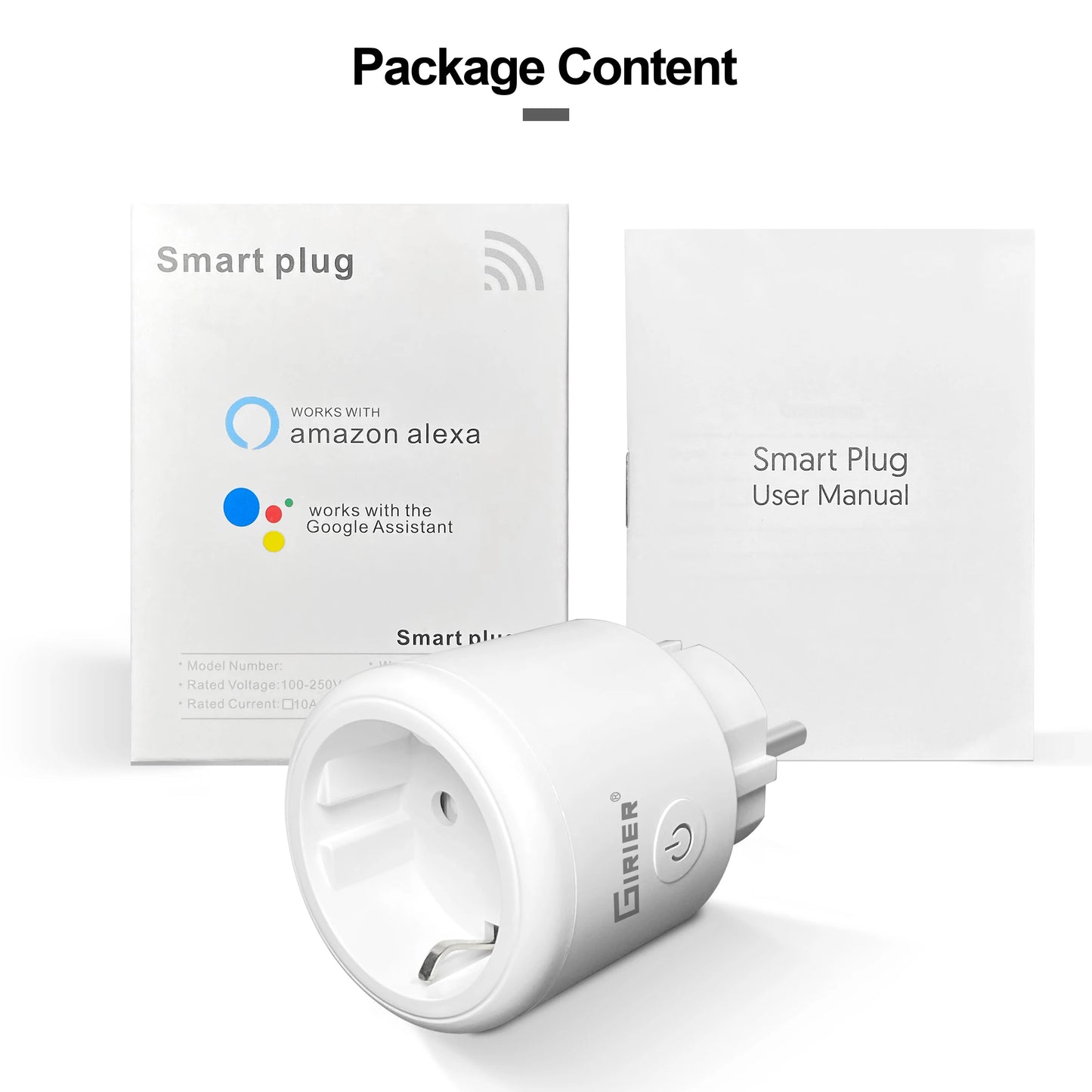 Smart WiFi Plug EU 20A | Power Monitoring | Alexa & Google Home - Home Pulse