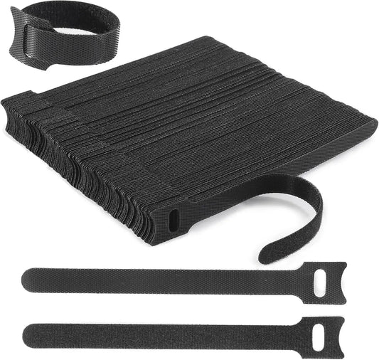 126PCS Reusable Cable Ties 6 Inch | Adjustable Cord Straps & Wire Organizer - Home Pulse