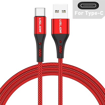 USB Type-C Cable 3A | Fast Charging Nylon Braided | Android & Huawei - Home Pulse