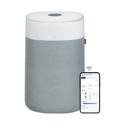 Blueair Blue Pure 211i Max Smart Air Purifier – Large Rooms up to 3,048 ft², HEPASilent™ Dual Filter, Smart App, Washable Pre-Filter, White