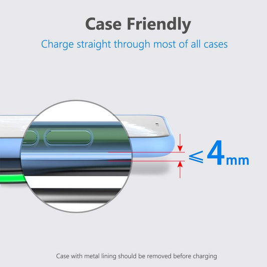 Yootech Wireless Charger 2-Pack | 10W Fast Charging Pad | iPhone & Samsung - Home Pulse