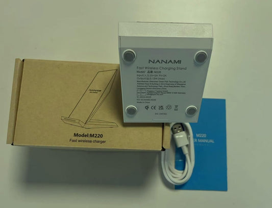 NANAMI Wireless Charger Stand | 10W Samsung 7.5W iPhone | Qi-Certified - Home Pulse