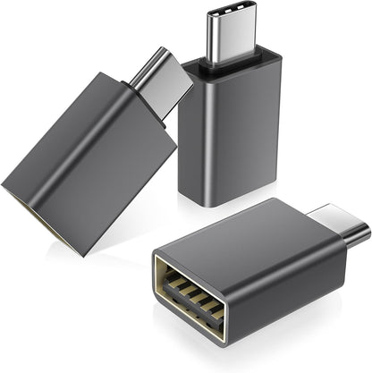 Basesailor USB-C to USB Adapter – 3-Pack OTG Converters for MacBook, iPad, iPhone, Samsung & USB Devices