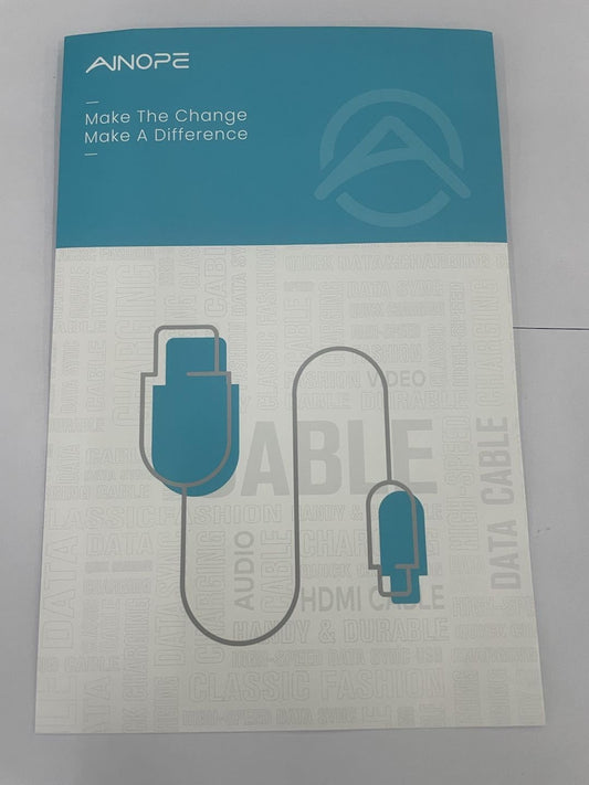 AINOPE USB-C to USB-C Cable 10ft | 240W Fast Charging | Right Angle Cord - Home Pulse