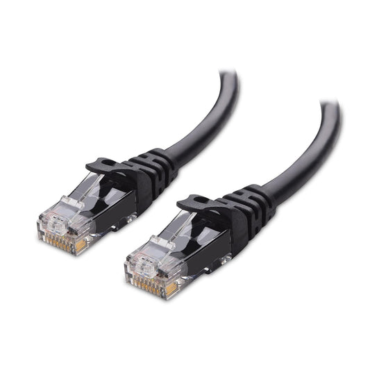 Cable Matters Cat6 Ethernet Cable 25ft – 10Gbps High-Speed LAN, 550MHz, Snagless RJ45 for Router, Modem, PC, Gaming, PoE – Black