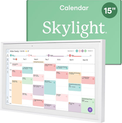 Skylight 15" Smart Digital Wall Calendar & Family Planner – Touchscreen Chore Chart