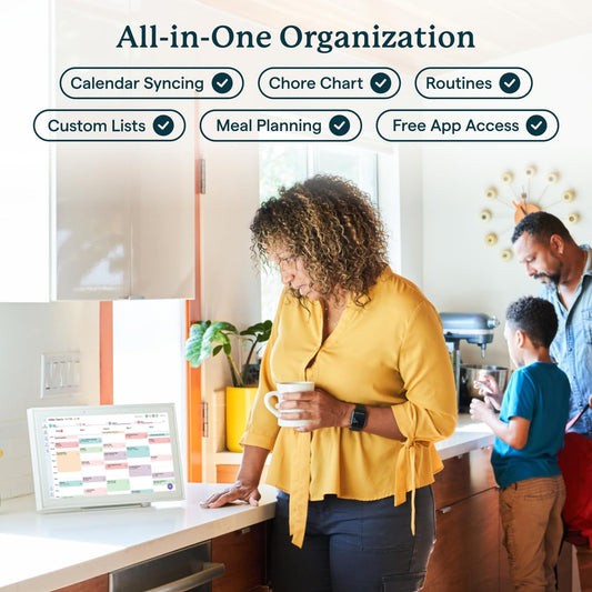 Skylight Smart Wall Calendar 15" | Digital Family Planner | Touchscreen - Home Pulse