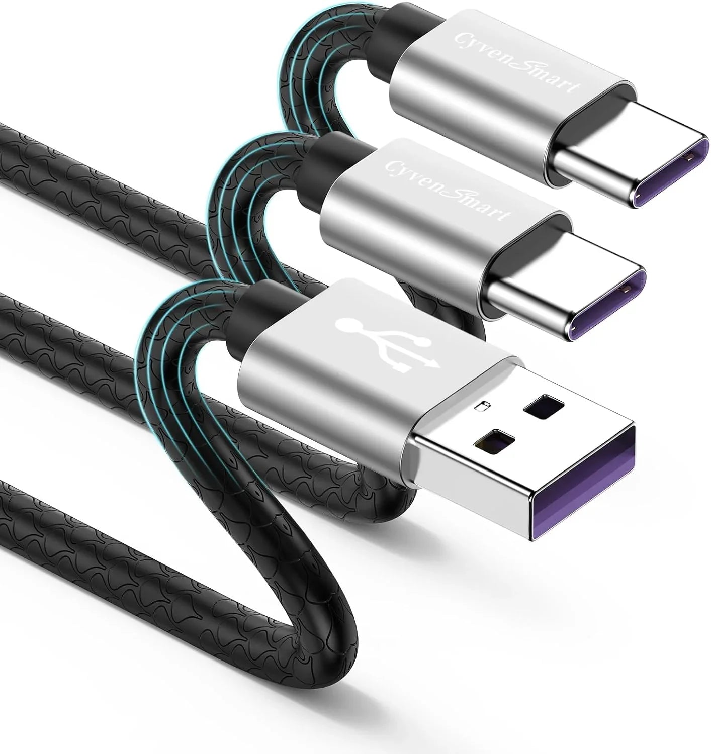 USB-C Cable 2-Pack 10ft | USB-A to USB-C Fast Charger | iPhone & Samsung - Home Pulse