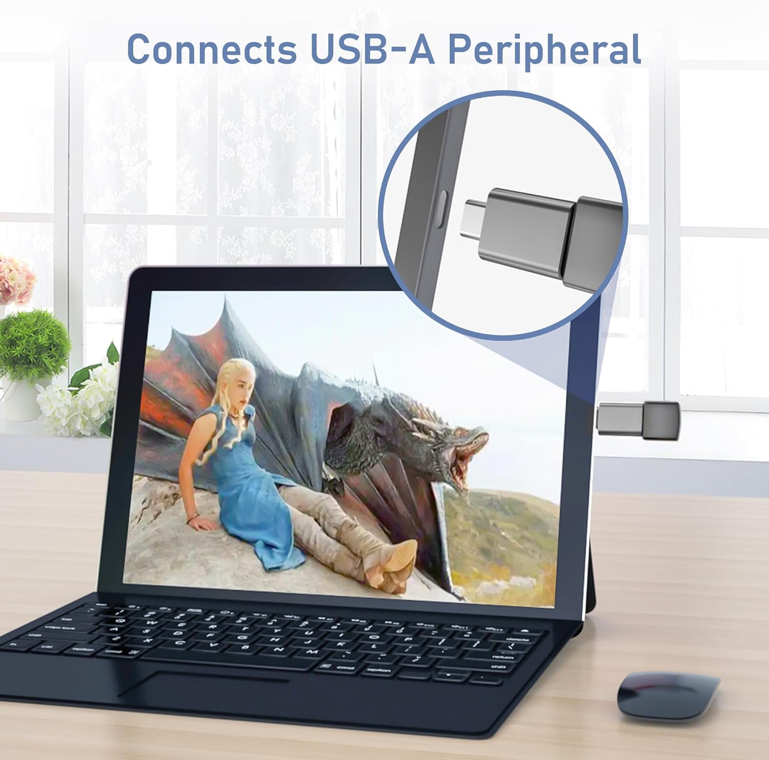 Basesailor USB-C to USB Adapter – 3-Pack OTG Converters for MacBook, iPad, iPhone, Samsung & USB Devices