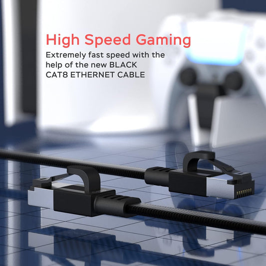 Smolink Cat 8 Ethernet Cable 50ft | 40Gbps 2000MHz | Gaming & PC - Home Pulse