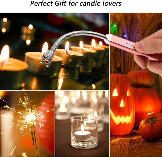 USB Rechargeable Candle Lighter | Windproof Arc | Gift for Mom & Dad - Home Pulse