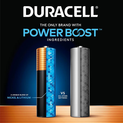 Duracell Coppertop AA Batteries – 24-Pack, Long-Lasting Alkaline, Power Boost, Ideal for Household & Office Devices