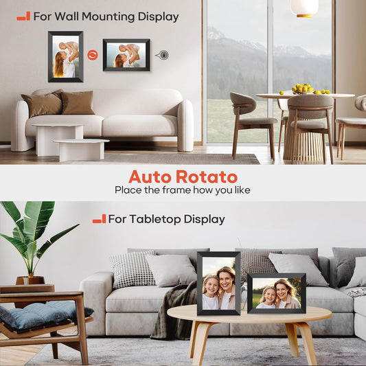 Frameo Digital Photo Frame 10.1" | WiFi HD IPS | 32GB Touch Screen - Home Pulse