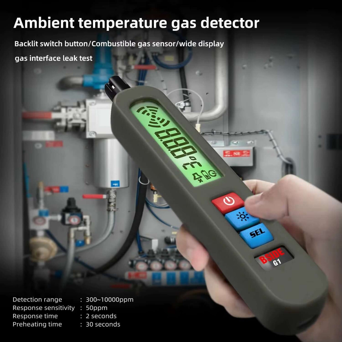 G1 Professional Gas Leak Detector | Natural Gas & LPG Analyzer - Home Pulse